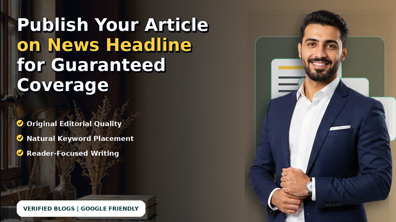 Publish Your Article on News Headline for Guaranteed Coverage
