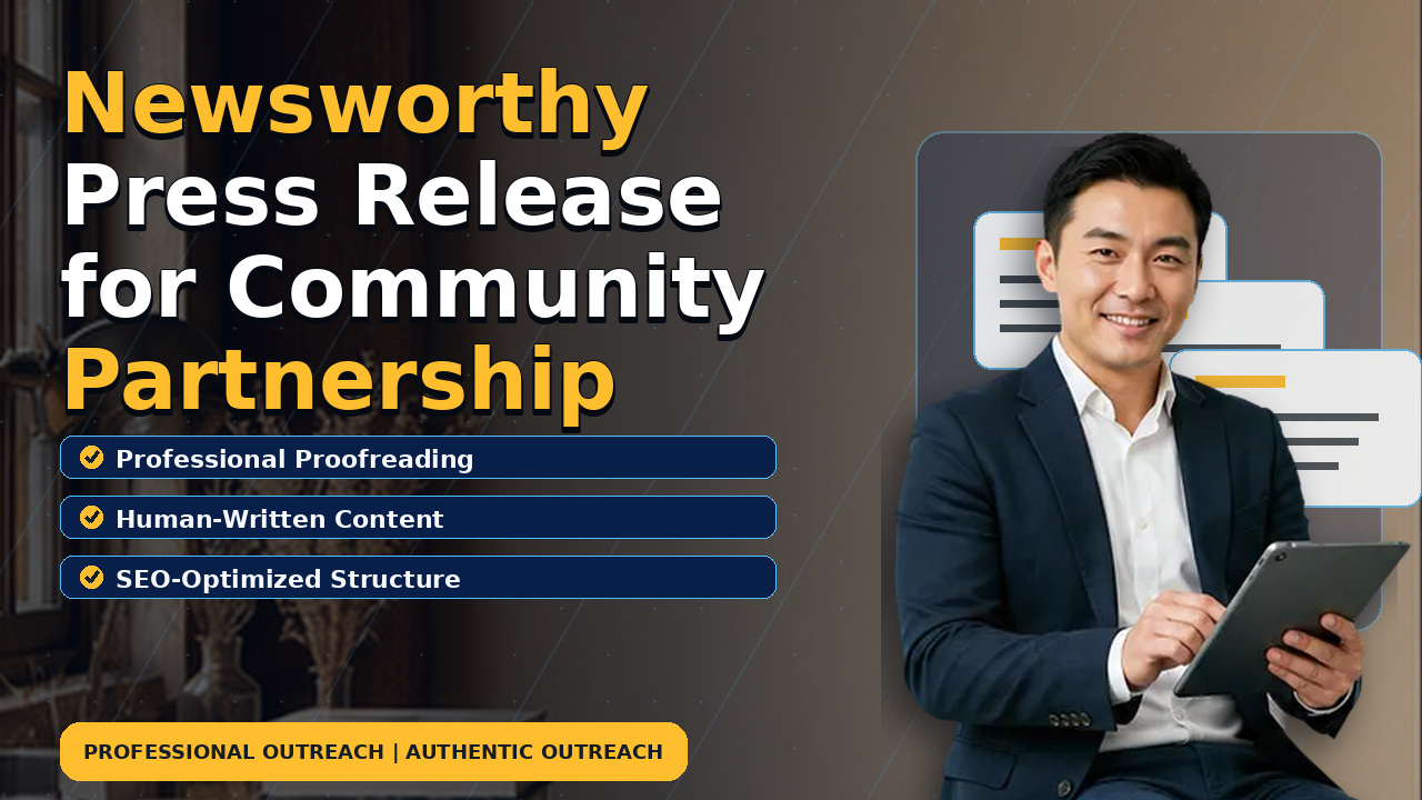 Newsworthy Press Release for Community Partnership