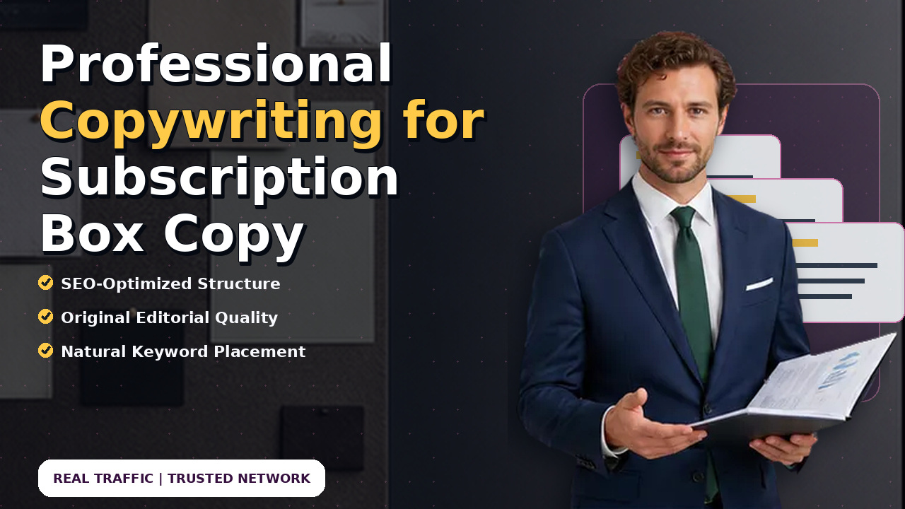 Professional Copywriting for Subscription Box Copy