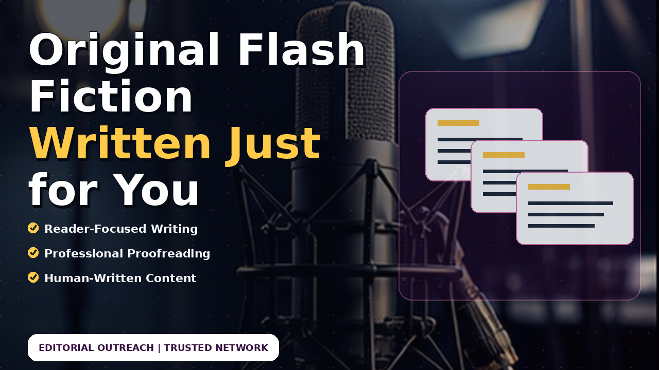 Original Flash Fiction Written Just for You