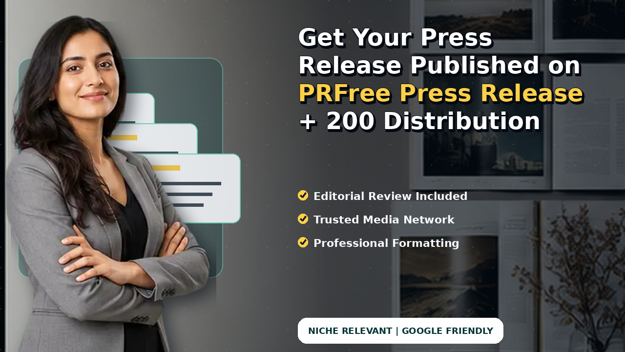 Get Your Press Release Published on PRFree Press Release + 200 Distribution
