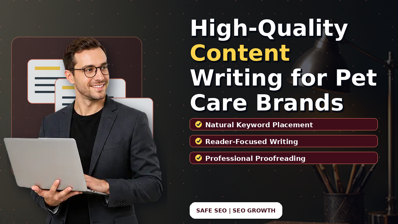 High-Quality Content Writing for Pet Care Brands
