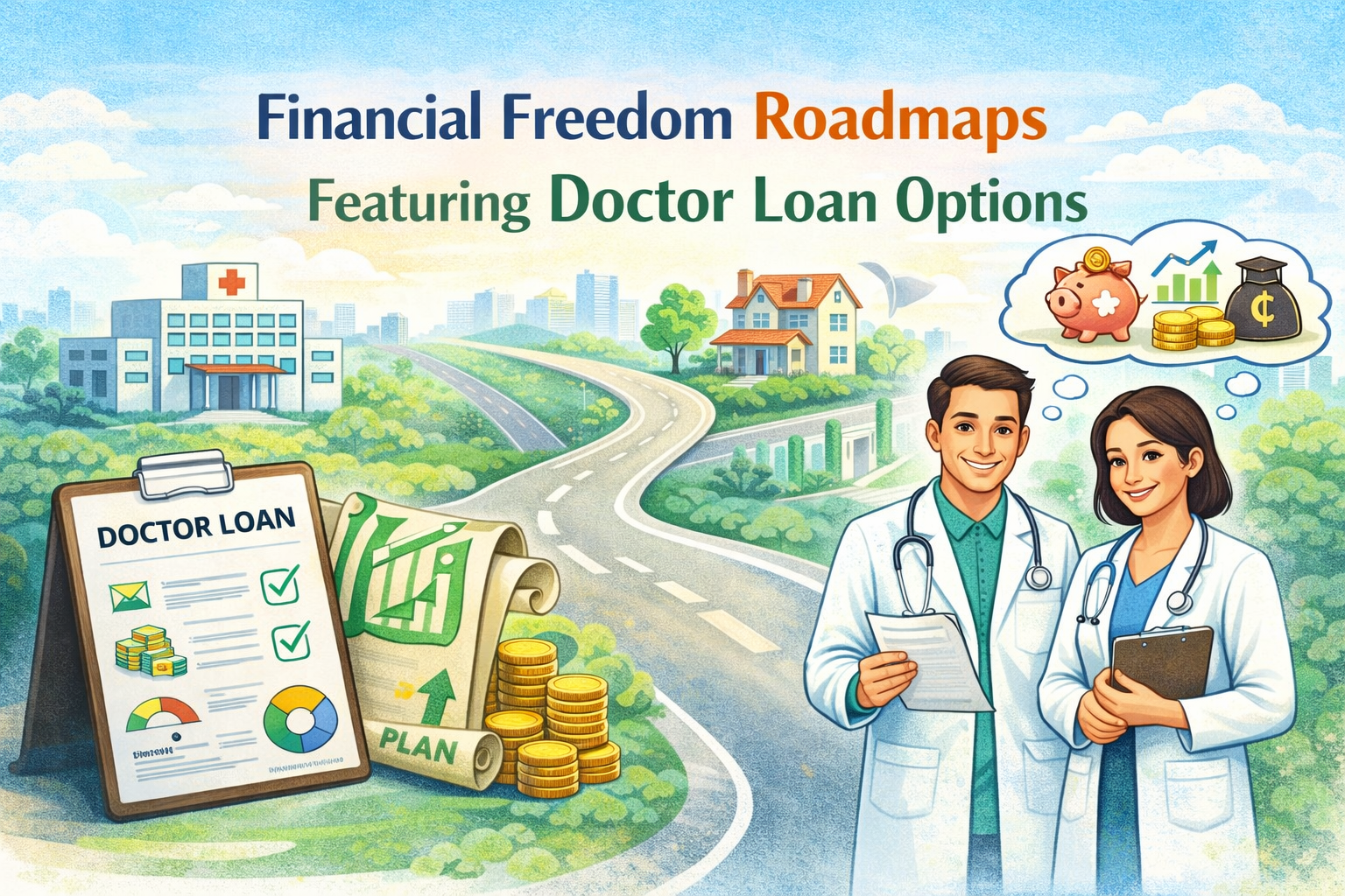 Financial Freedom Roadmaps Featuring Doctor Loan Options