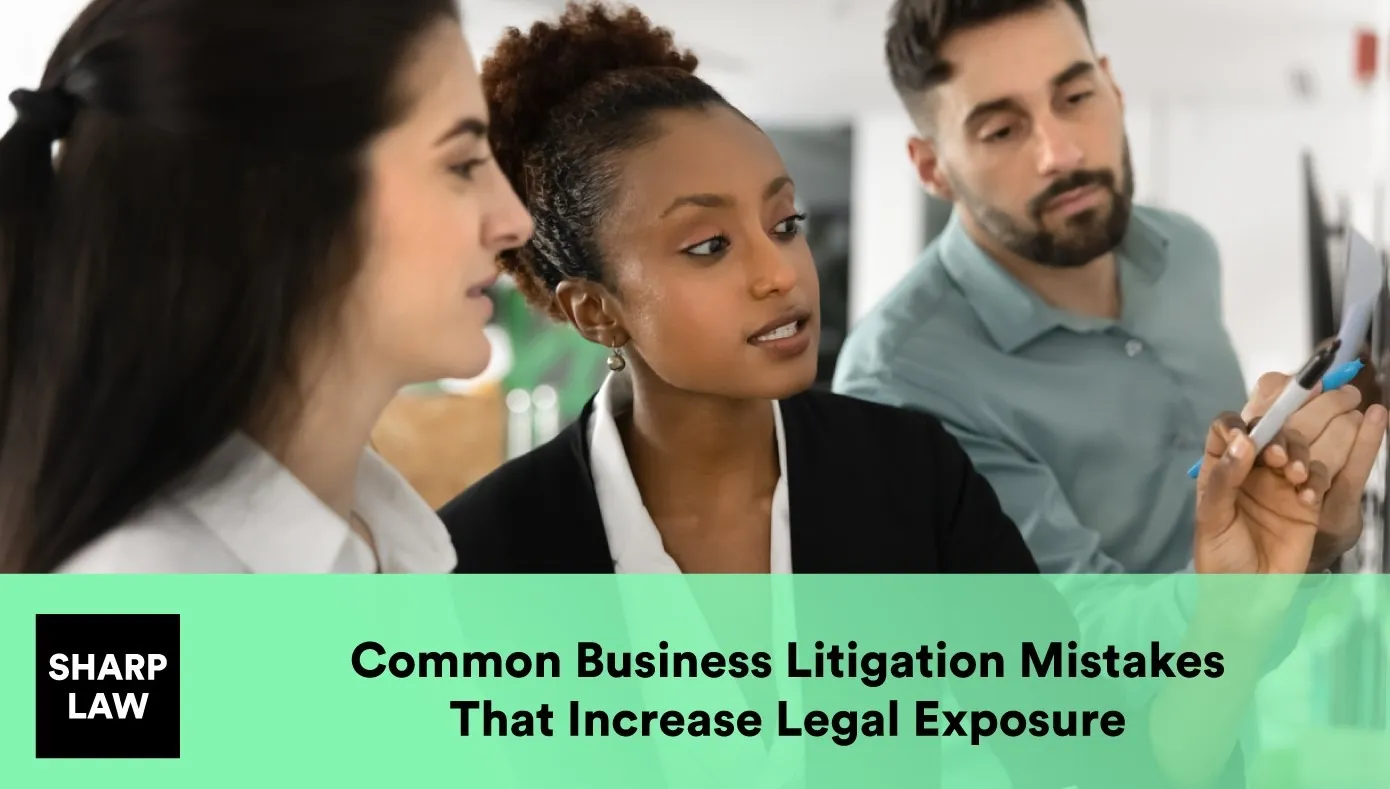 Common Business Litigation Mistakes That Increase Legal Exposure