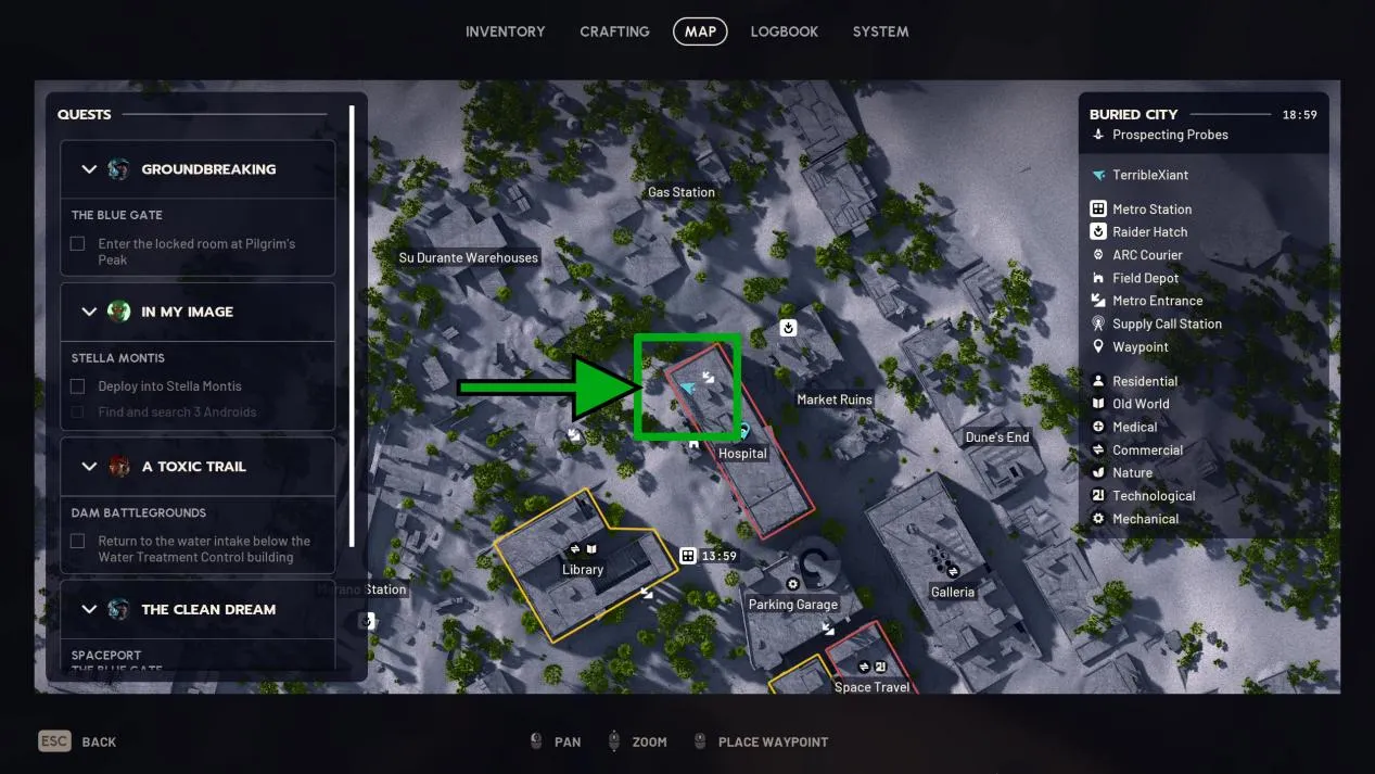 arc-raiders-buried-city-hospital-key-door-location