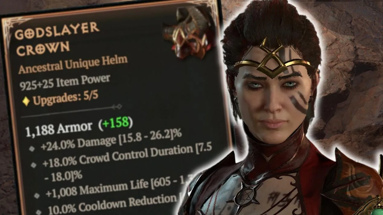 diablo 4 season 12 Godslayer Crown