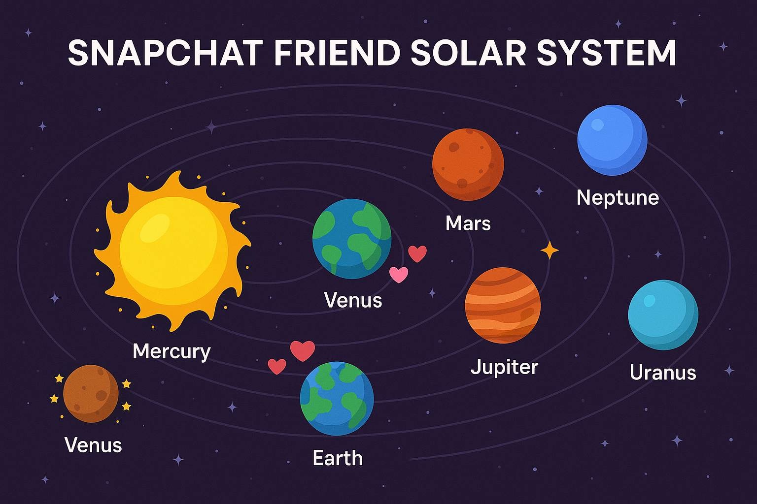 Complete Large Guide to Snapchat Planets Order and Best Friends Ranking System Complete Large Guide to Snapchat Planets Order and Best Friends Ranking System