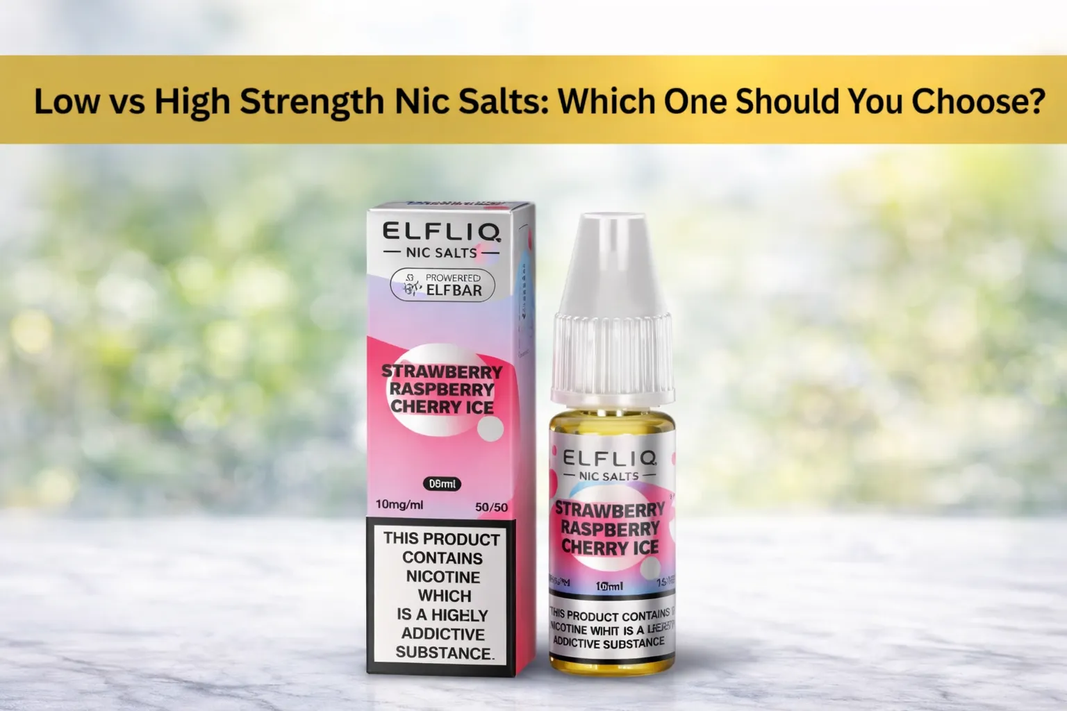 Low vs High Strength Nic Salts: Which One Should You Choose?