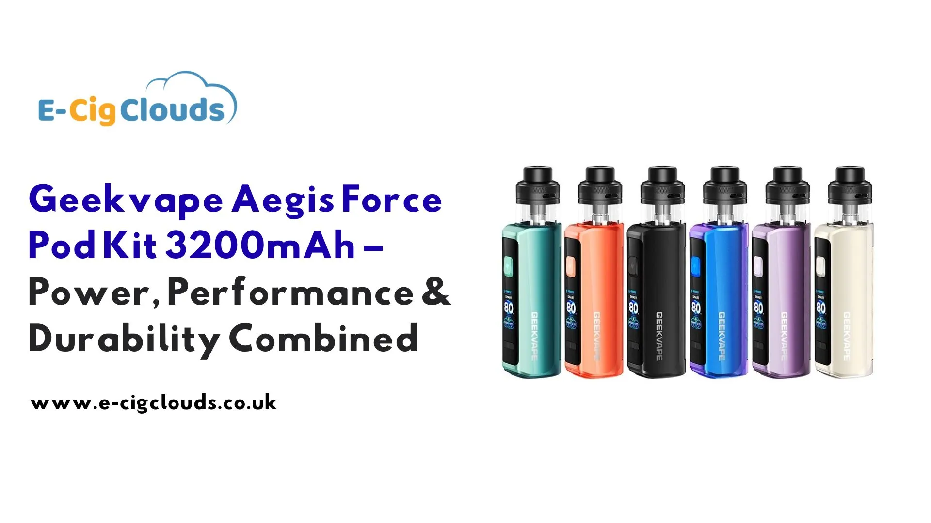 Geekvape Aegis Force Pod Kit 3200mAh – Power, Performance & Durability Combined