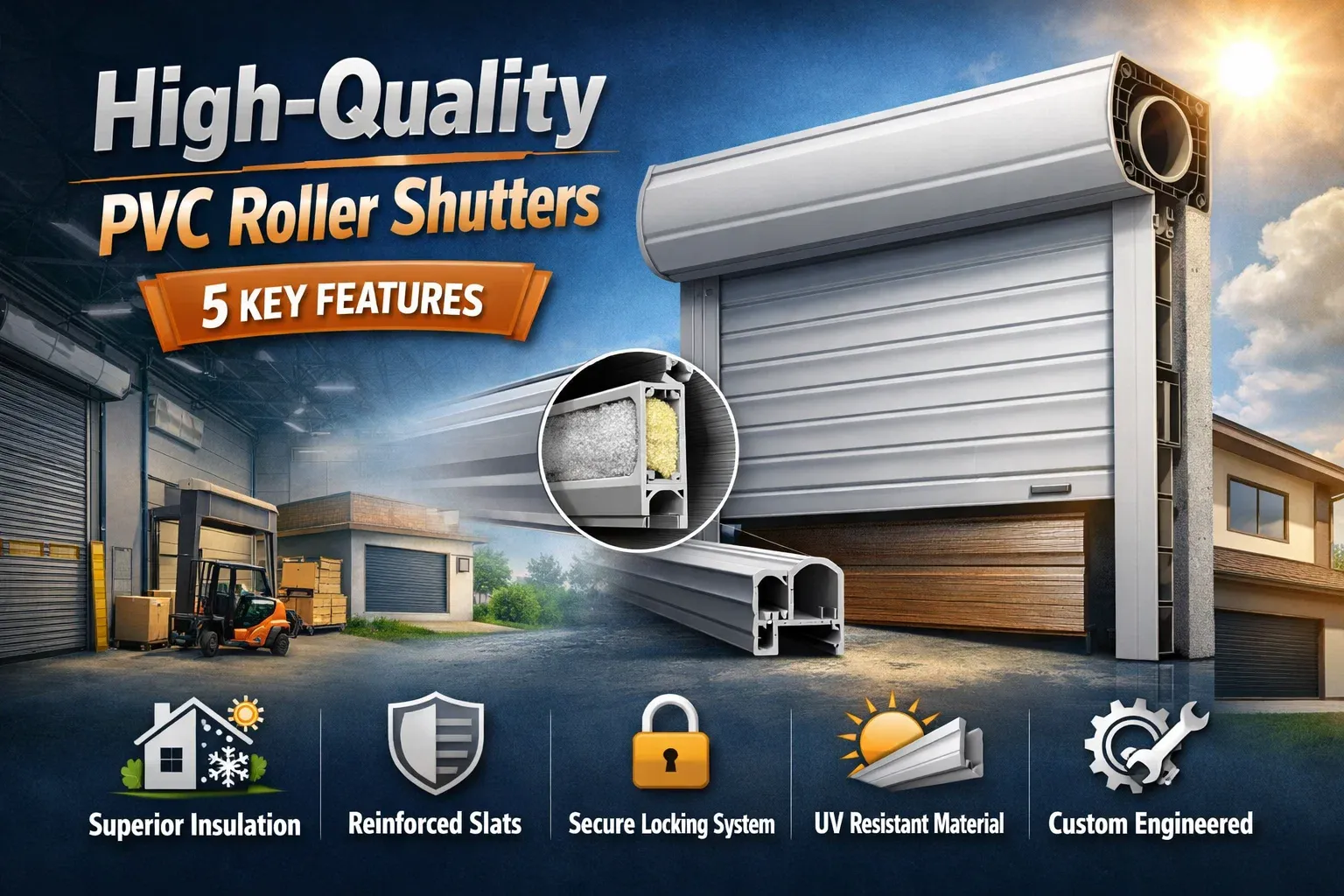5 Technical Features That Define High-Quality Modern PVC Roller Shutters