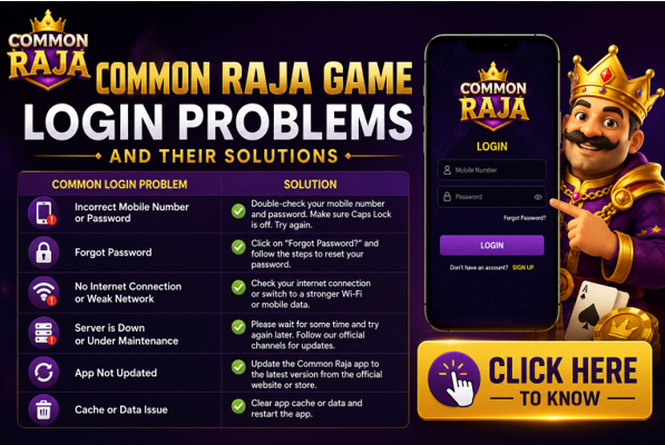 Common Raja Game Login Problems and Their Solutions