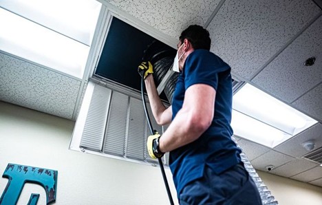 Commercial Air Hygiene Inside Modern Office Buildings