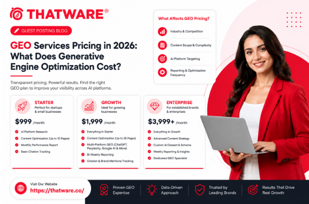 GEO Services Pricing in 2026: What Does Generative Engine Optimization Cost?