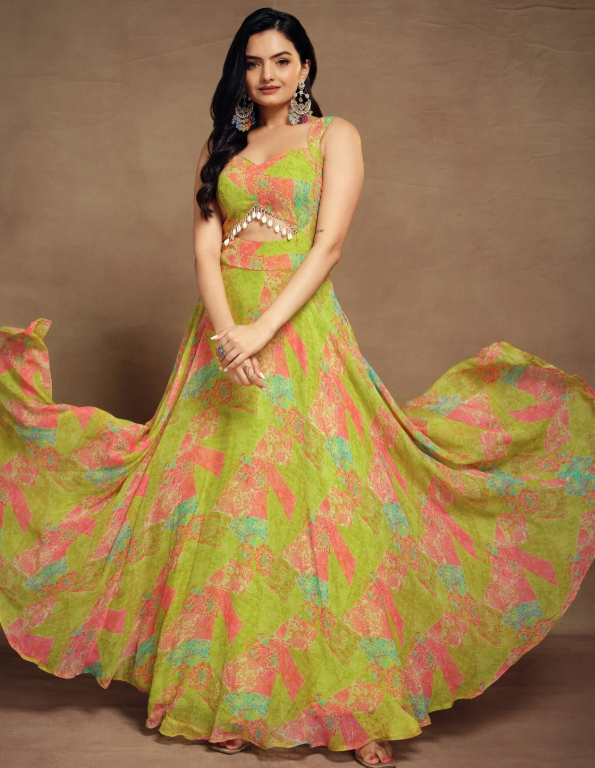 Printed Gowns for Women: A Stylish Pick for Festive and Party Wear
