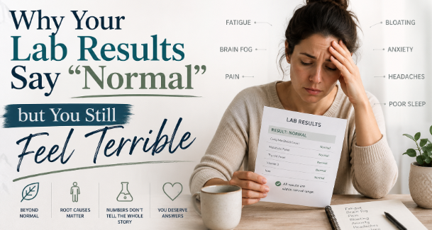 Why Your Lab Results Say “Normal” but You Still Feel Terrible Why Your Lab Results Say “Normal” but You Still Feel Terrible