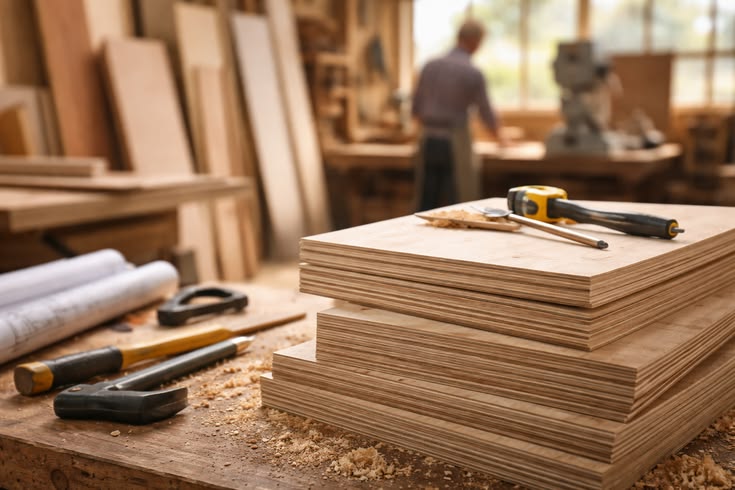 Plywood is now the designer’s favourite building material.