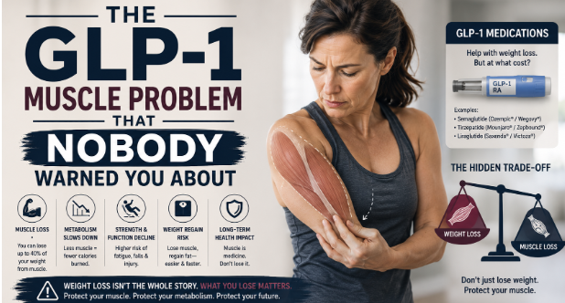 The GLP-1 Muscle Problem That Nobody Warned You About The GLP-1 Muscle Problem That Nobody Warned You About