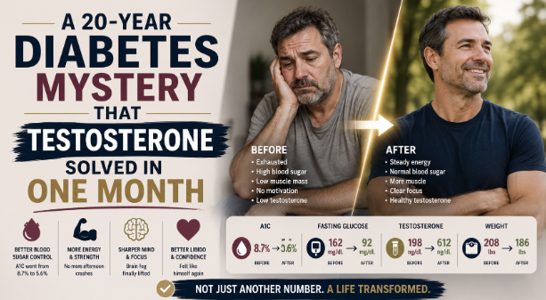 A 20-Year Diabetes Mystery That Testosterone Solved in One Month