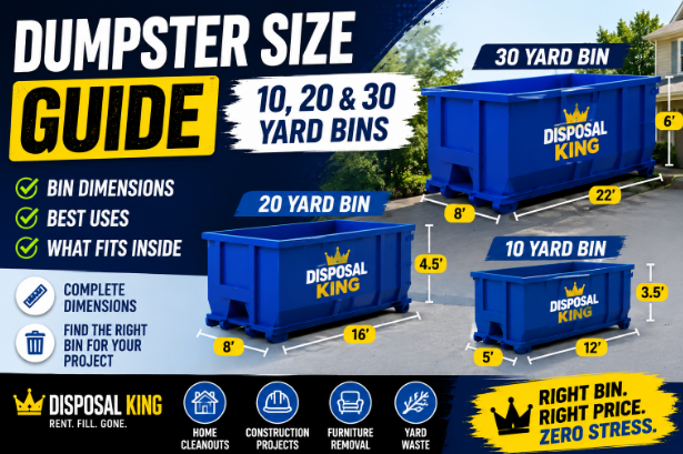 20 Yard Bin Dimensions, 30 Yard Bin & 10 Yard Bin Size: Complete Dumpster Size Guide