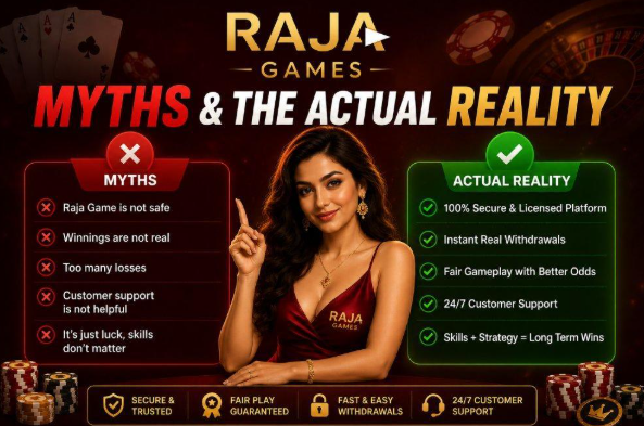 Most Common Raja Game Myths & the Actual Reality Behind Them