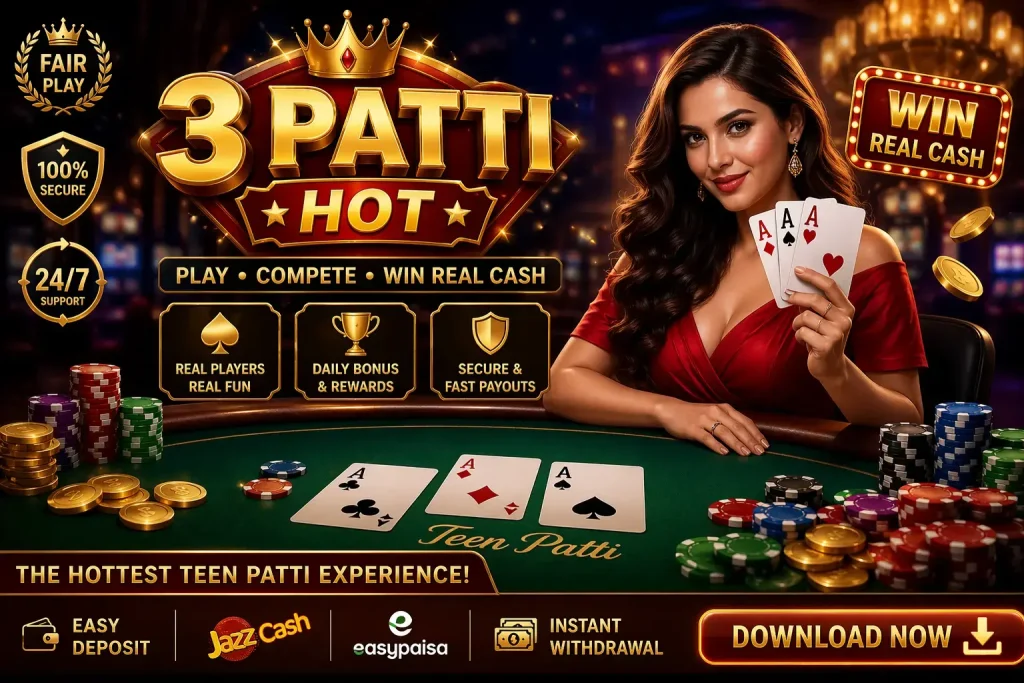3PattiHot Game – Download and Enjoy the Latest Teen Patti Experience