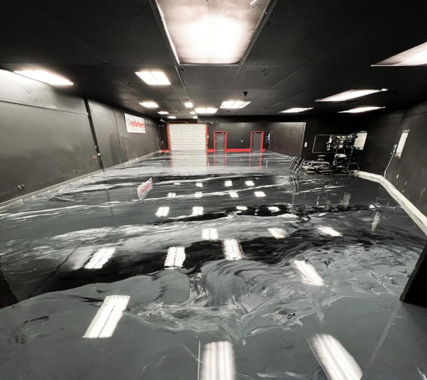 Epoxy flooring Tampa services help concrete surfaces stay cleaner