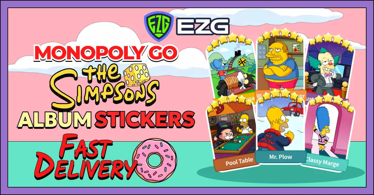 EZG Monopoly Go The Simpsons 1200x628