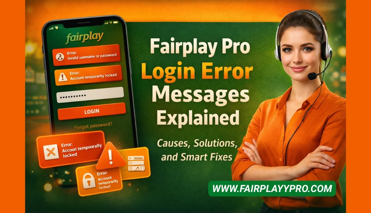 FairPlay Login Error Codes: What They Mean & How to Fix FairPlay Login Error Codes: What They Mean & How to Fix
