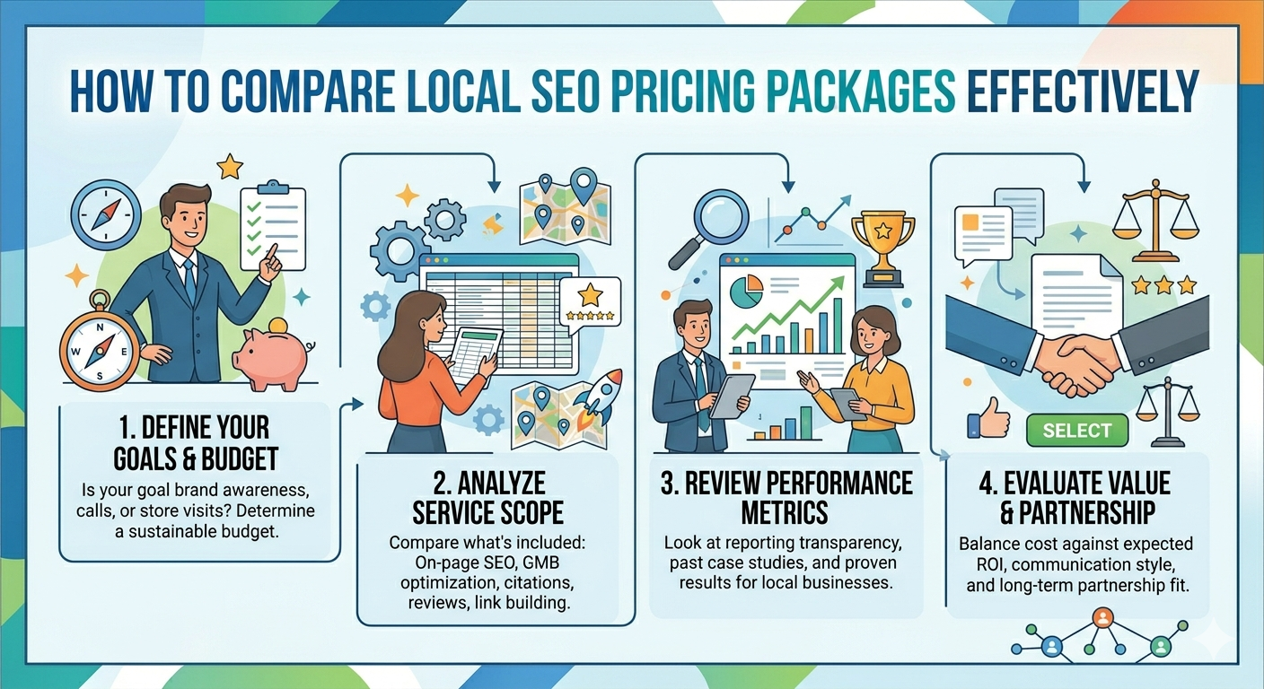 How to Compare Local SEO Pricing Packages Effectively