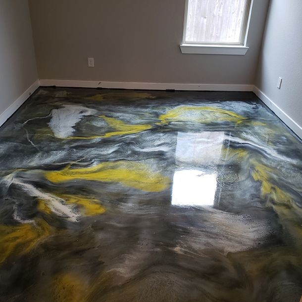 Epoxy Flooring Dallas Slabs Gain Seamless Durability Via Shimmering Metallic Coatings