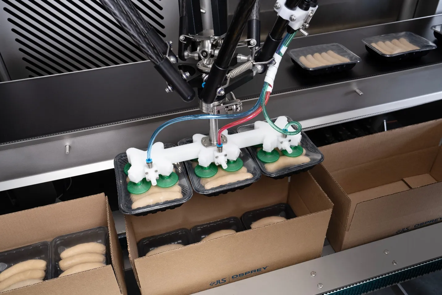 High-Speed, Hygienic Tray Loading | JLS Automation