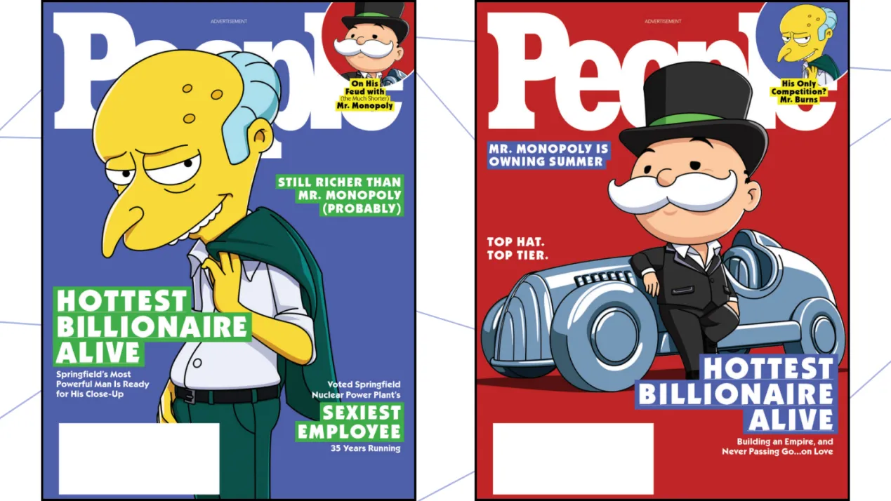 Monopoly GO x The Simpsons graces the cover of People magazine