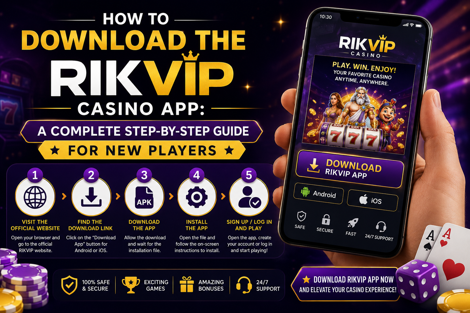 How to Download the RIKVIP Casino App: A Complete Step-by-Step Guide for New Players