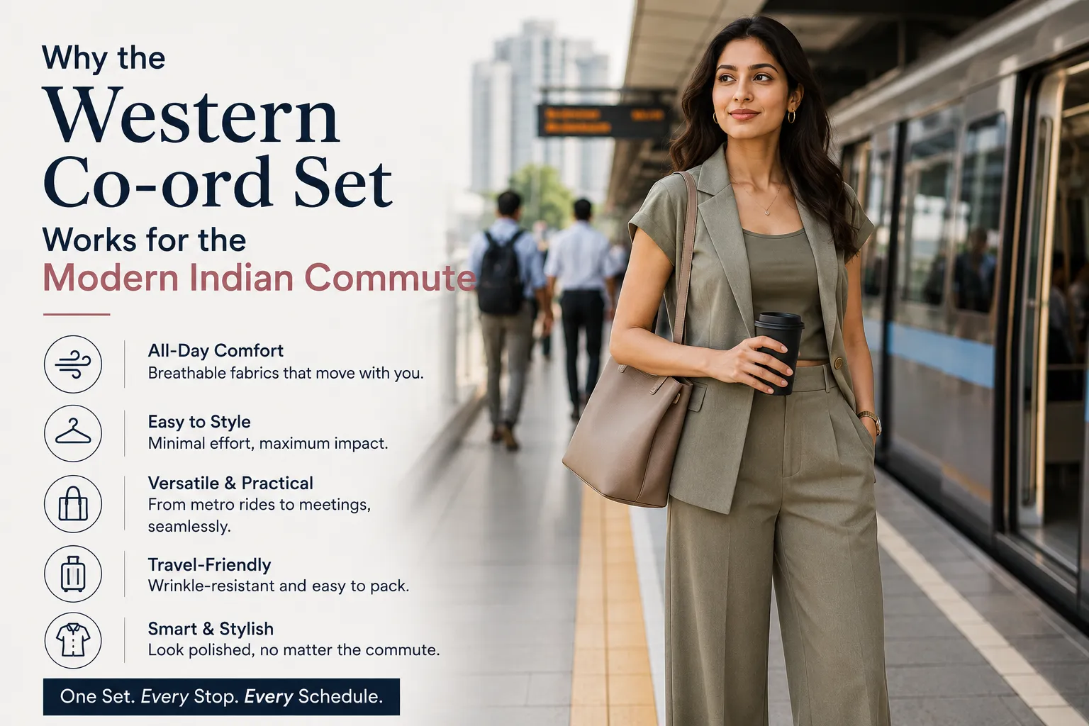 Why the Western Co-ord Set Works for the Modern Indian Commute Why the Western Co-ord Set Works for the Modern Indian Commute