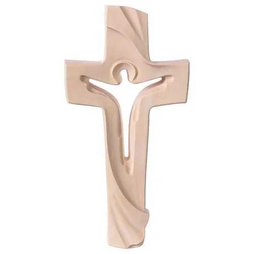 Holyart Cross of Piece Ambiente Design in natural Valgardena wood