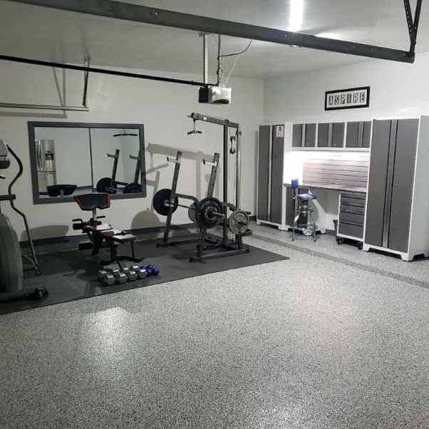 High-Quality Garage Floor Coating Houston Systems Prevent Concrete Discoloration Permanently