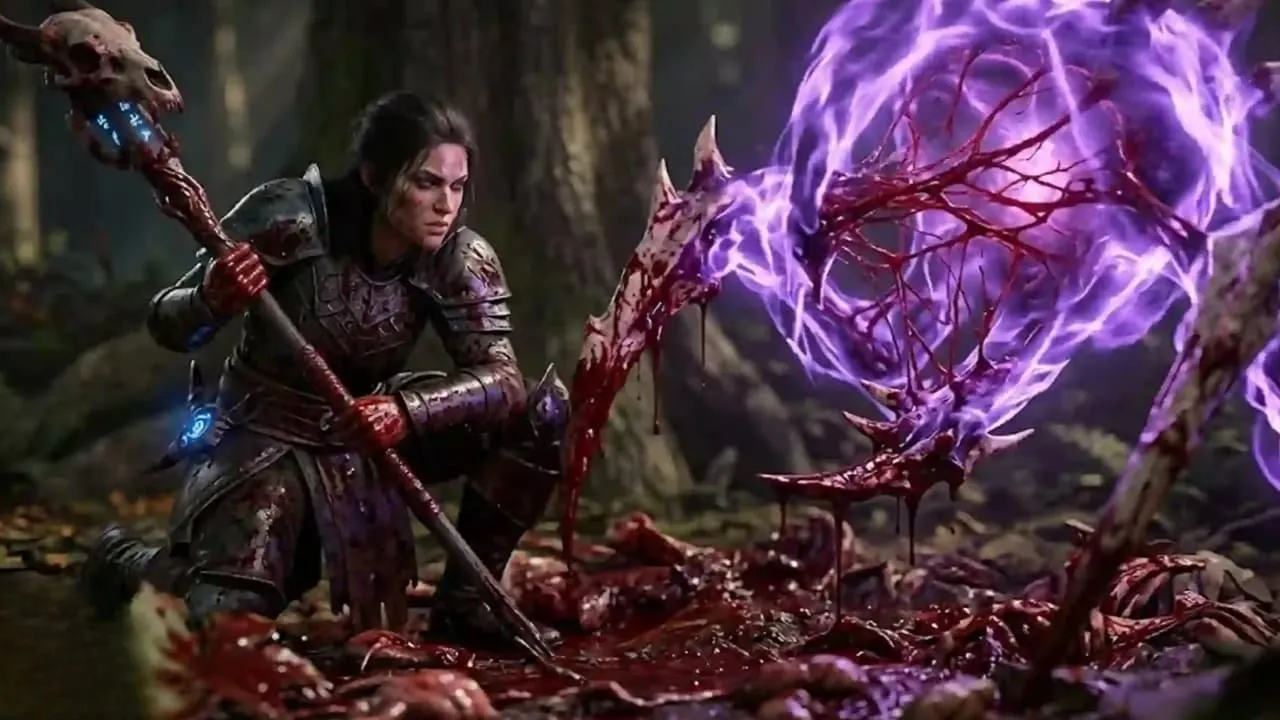 PoE 2 0.5.0 God-Tier Witch Build by POECurrency.com The Ultra-Expensive Reap Blood Mage That Turns Spellcasters into Melee Monsters
