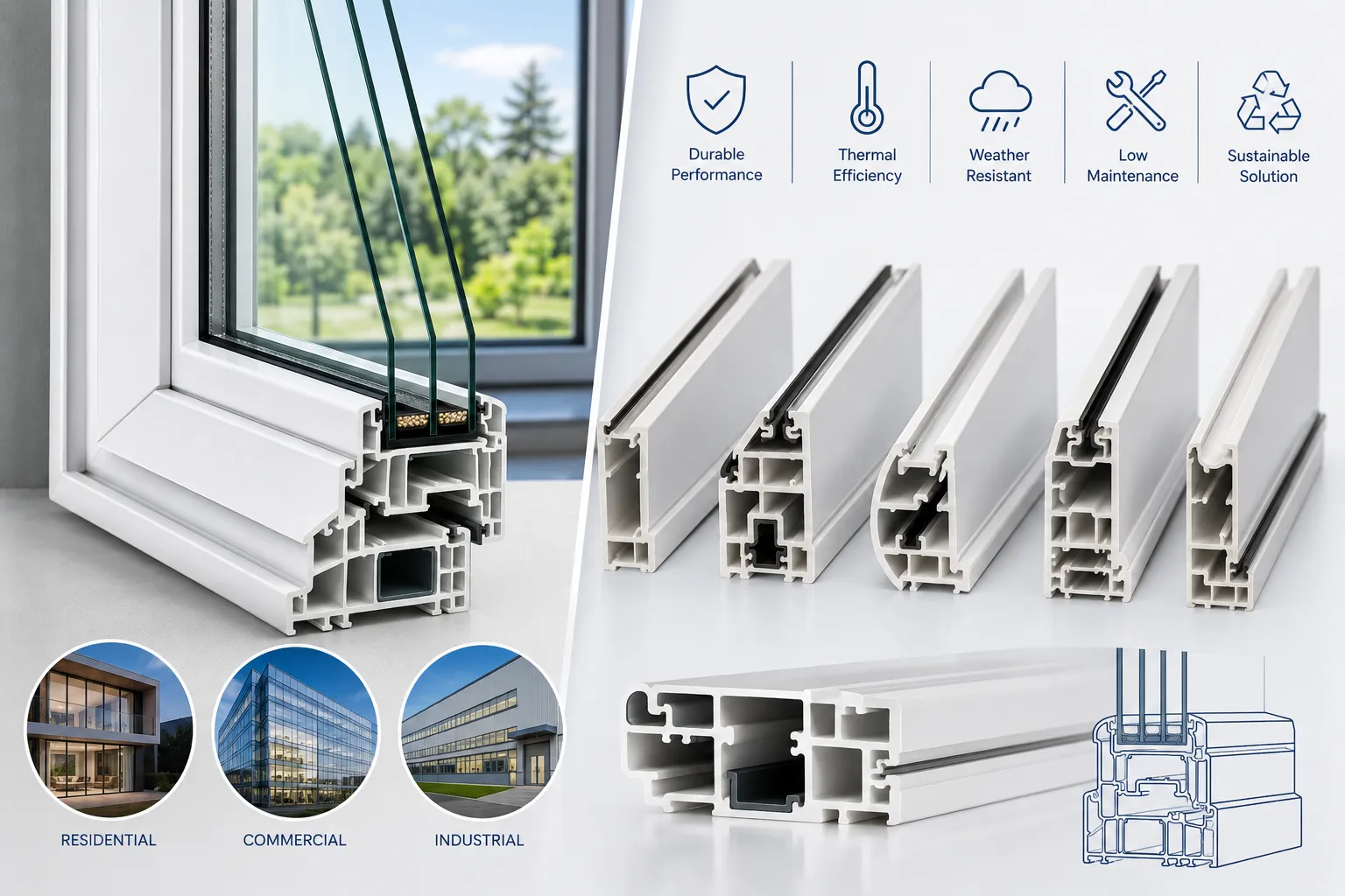 How PVC Window Profile Extrusion Improves Performance in Modern Window Systems How PVC Window Profile Extrusion Improves Performance in Modern Window Systems