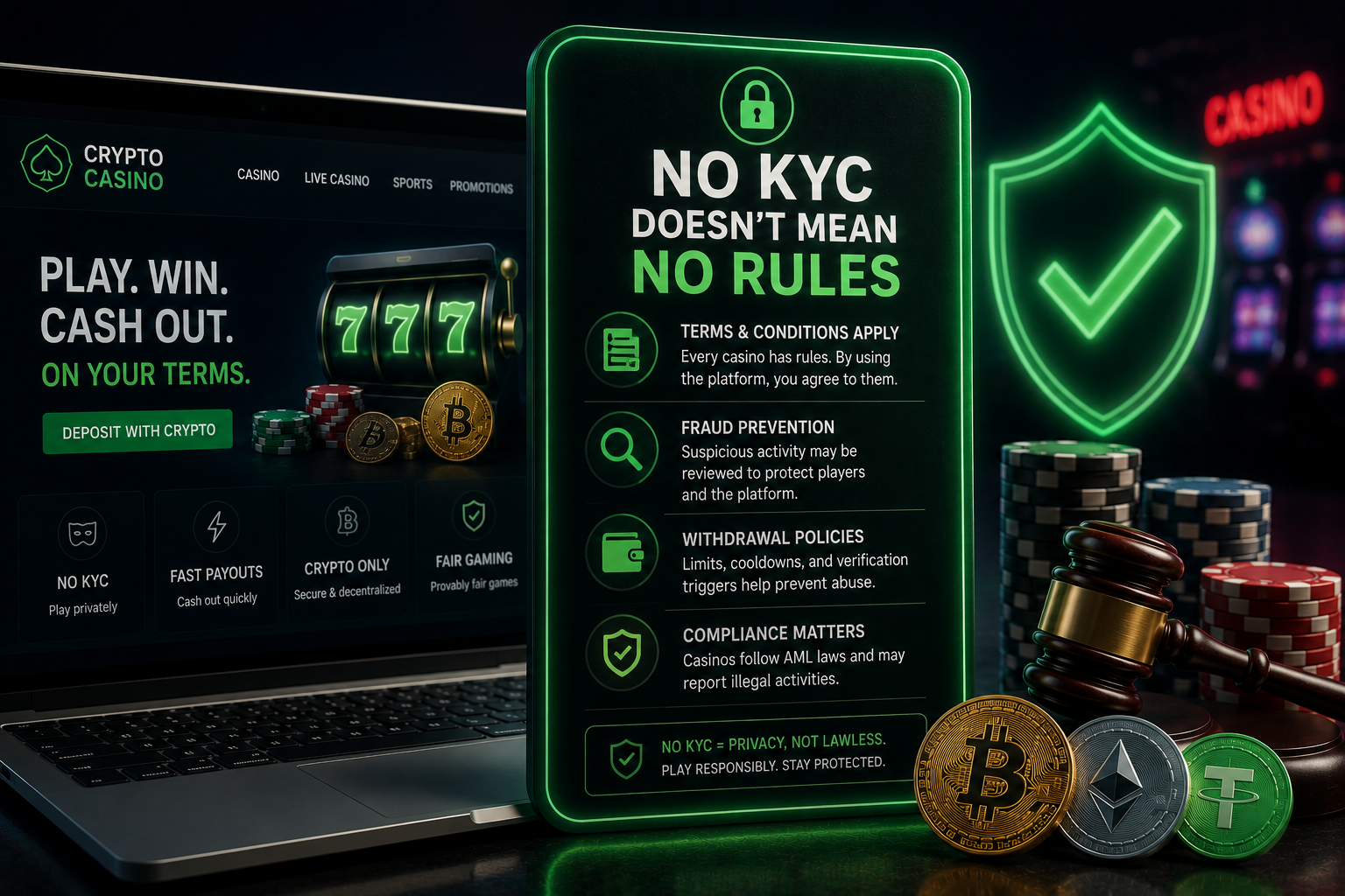 Why “No KYC” Doesn’t Mean “No Rules”