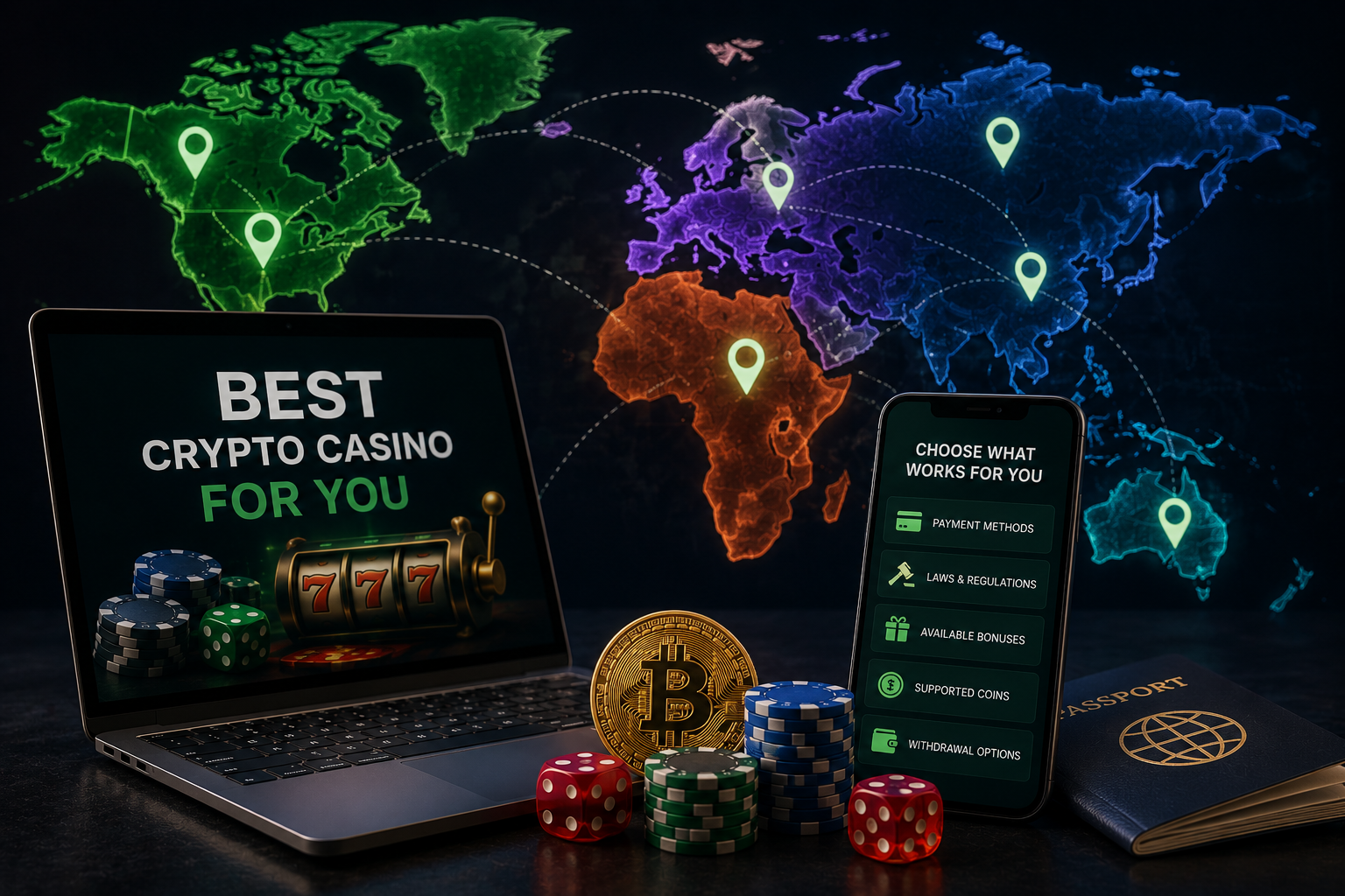 Why the “Best” Crypto Casino Depends on Where You Live