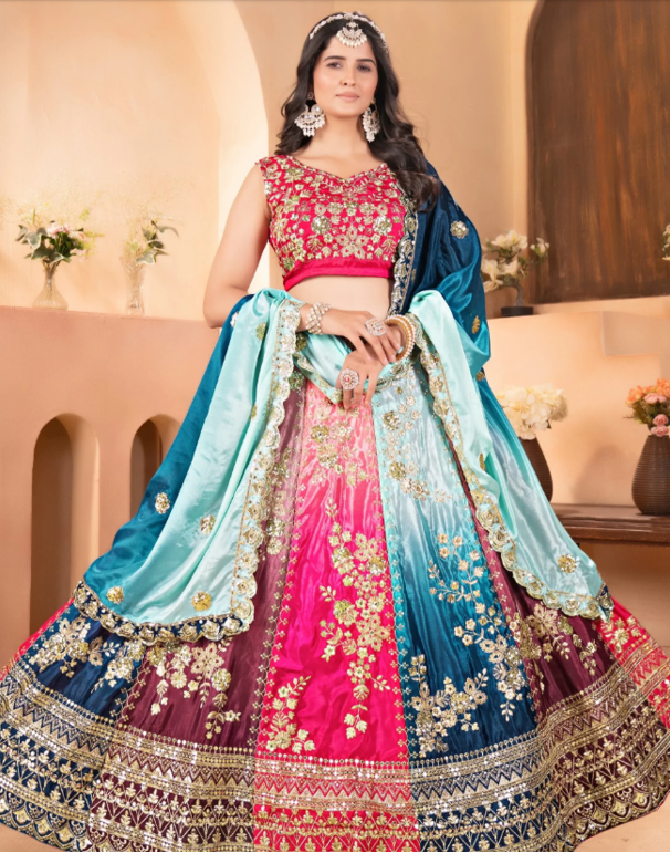 How Multicolor Lehenga Styles Are Transforming Modern Celebration Fashion