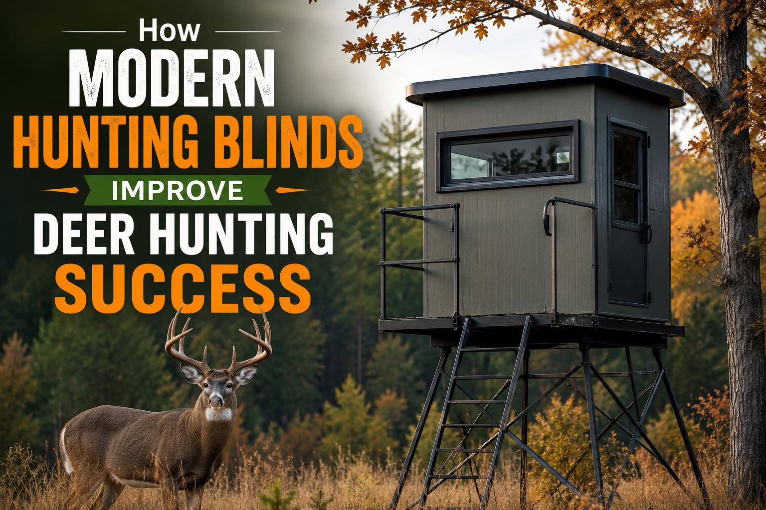 How Modern Hunting Blinds Improve Deer Hunting Success