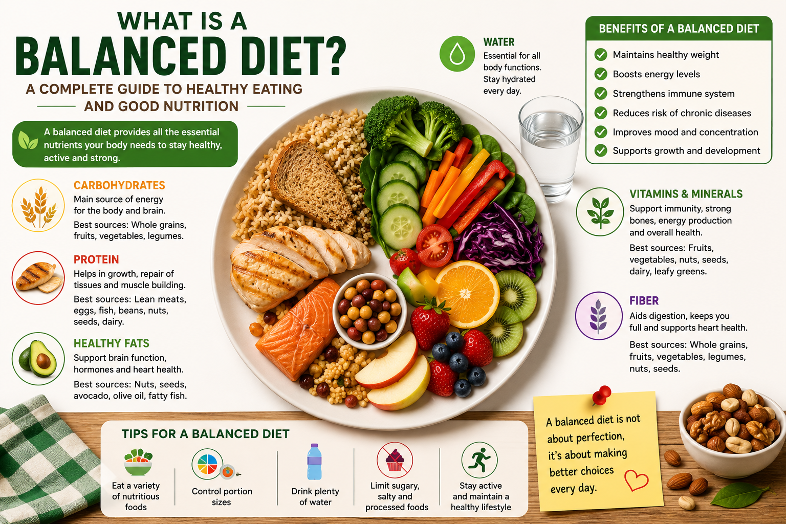 What Is a Balanced Diet? A Complete Guide to Healthy Eating and Good Nutrition