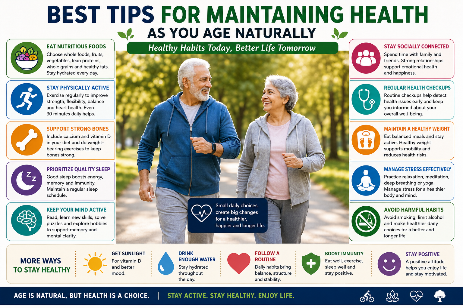 Best Tips for Maintaining Health as You Age Naturally