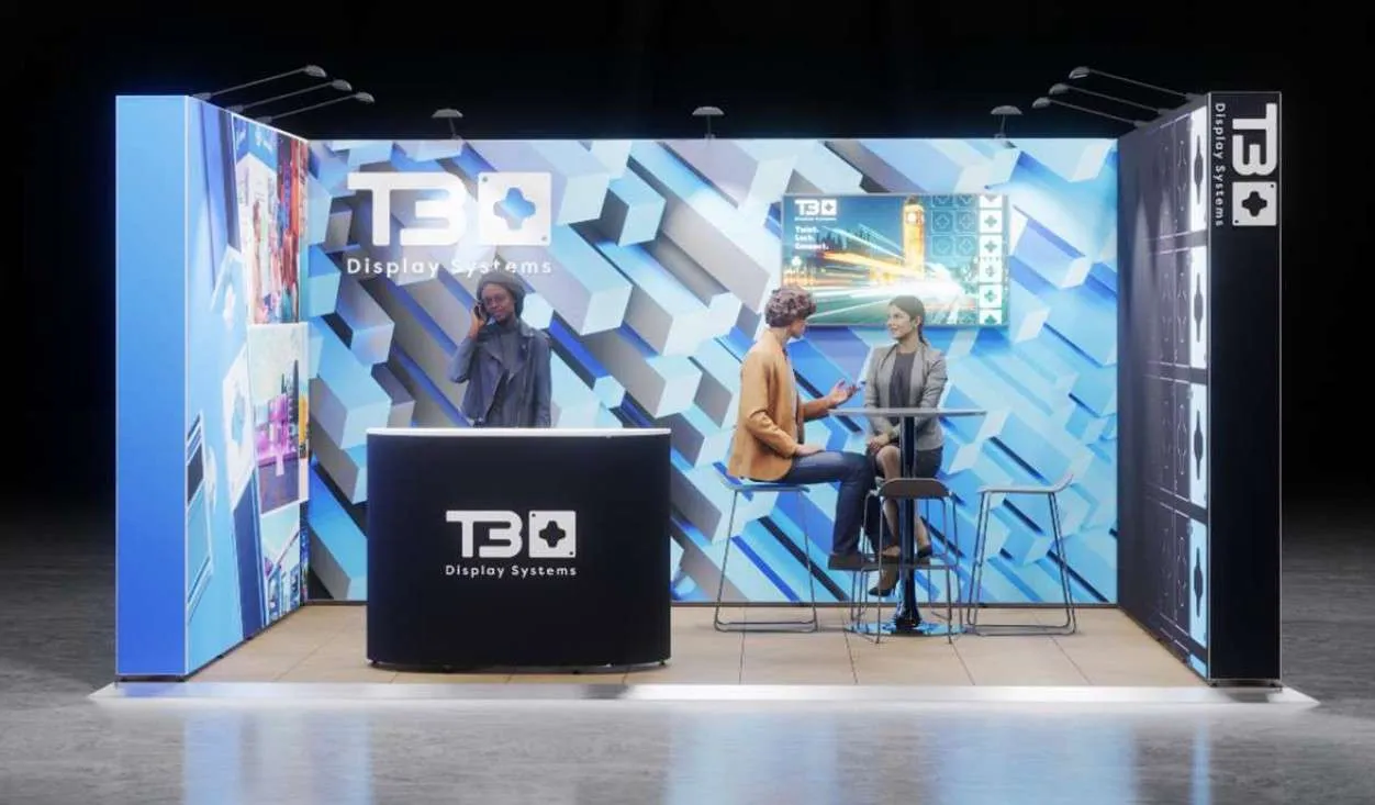 Modular Exhibition Stands UK | Tool-Free & Reusable | T3 Systems