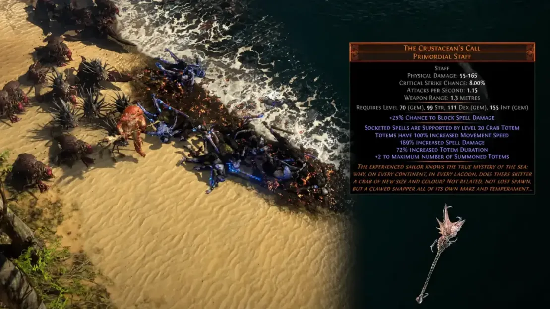 Path of Exile 3.29 The Crustacean's Call Guide New Mobile Crab Totem Build, Farming Methods and Best Playstyles By POECURRENCY.com