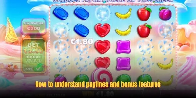 How to understand paylines and bonus features