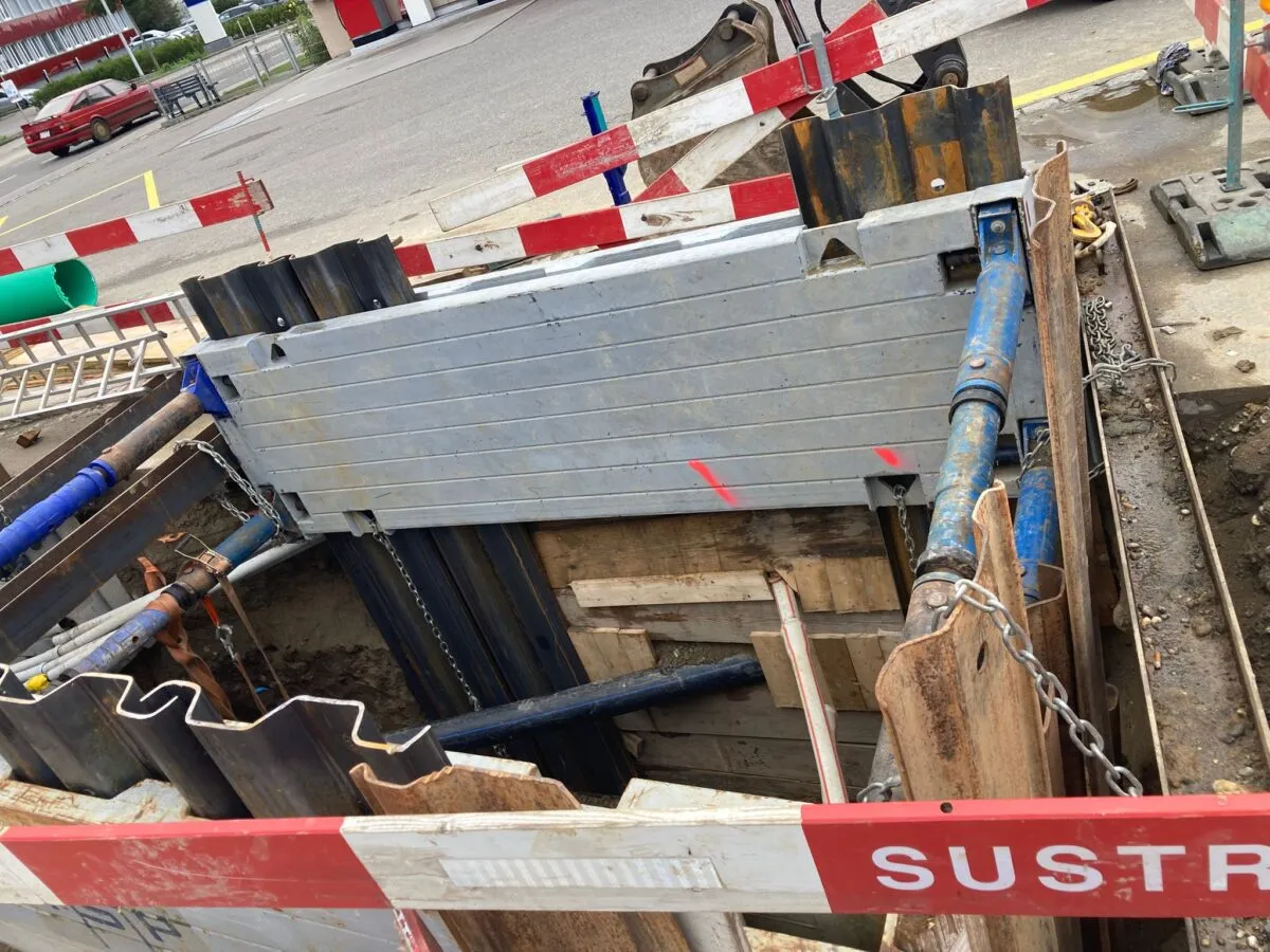Grabenverbau Dielenkammer