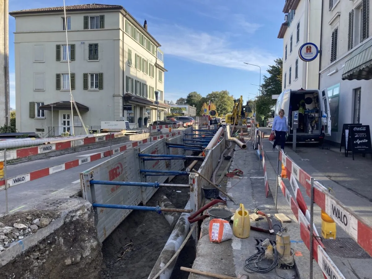 TSP Grabenverbau im Einsatz