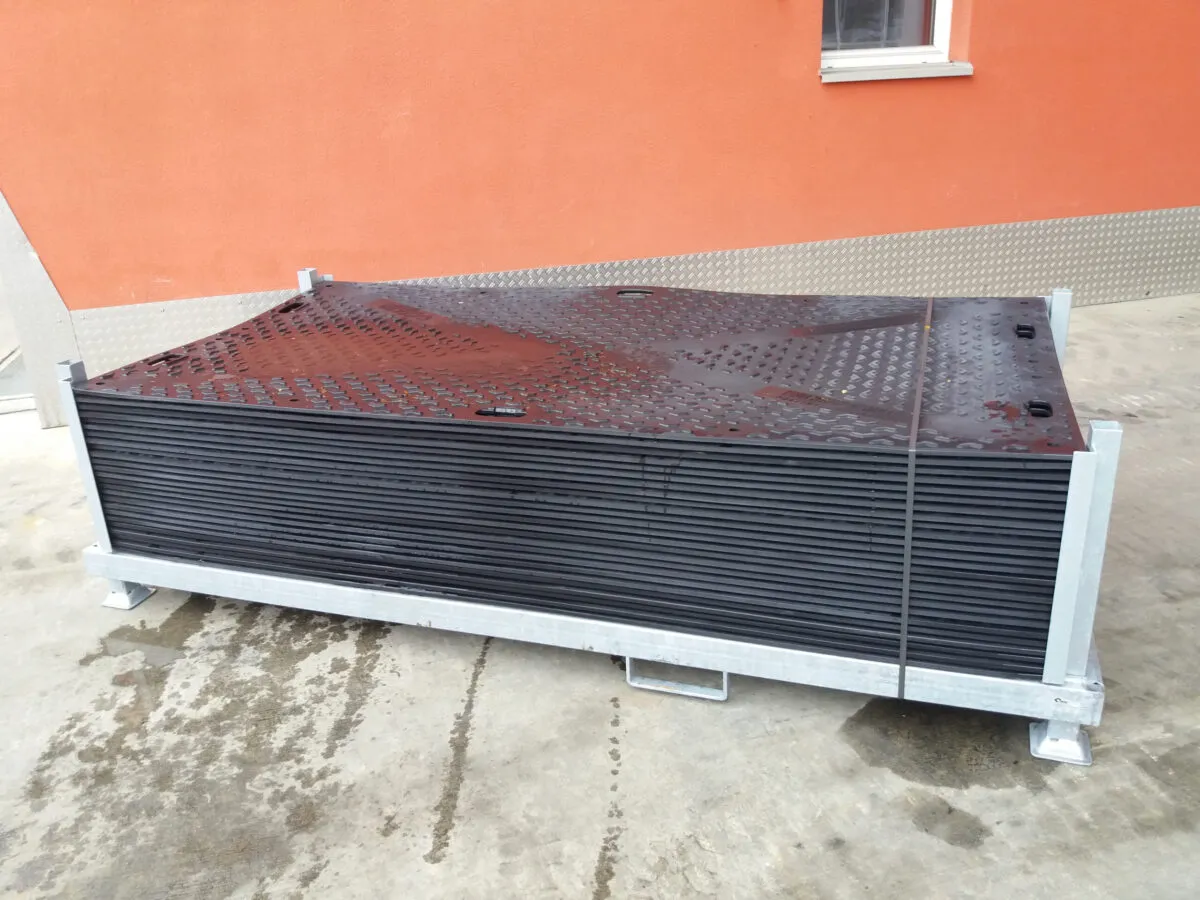 Bodenschutzplatten eMat Gestell